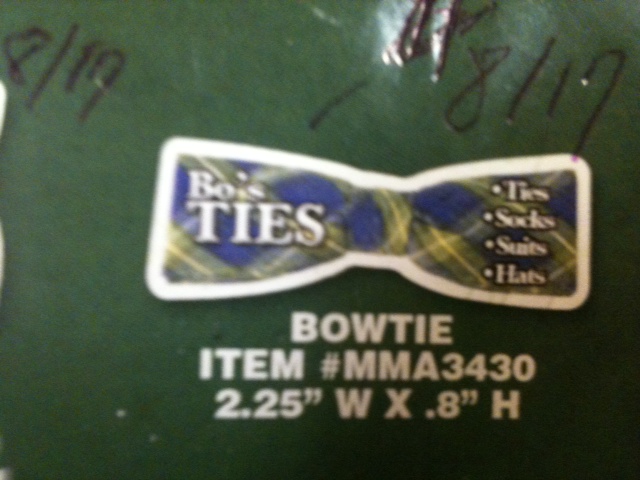 Bowtie Thin Stock Magnet GM-MMA3430